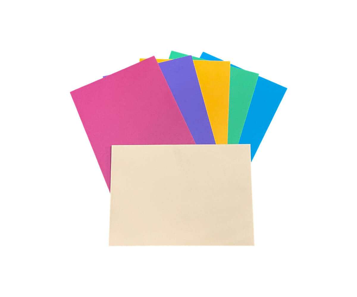 Auswahl Umschlagfarbe