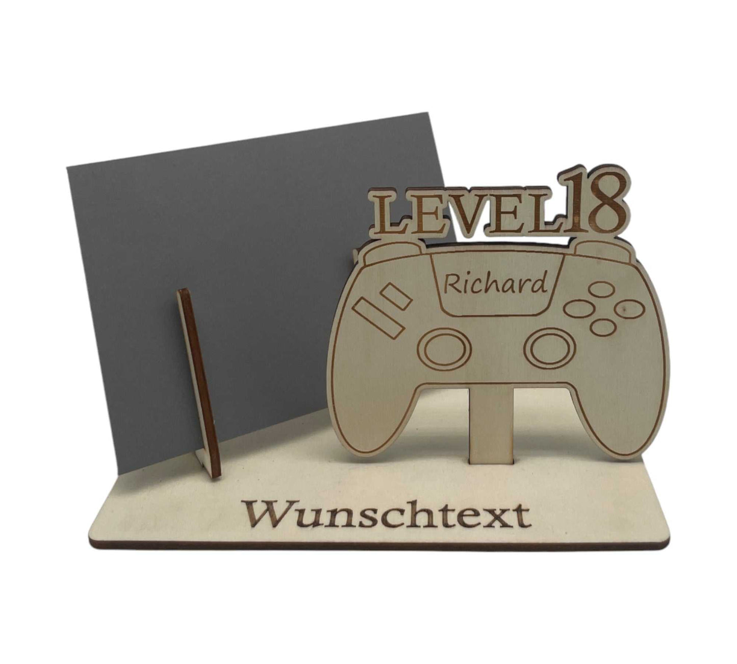 Gutschein verpacken Gamer Motiv