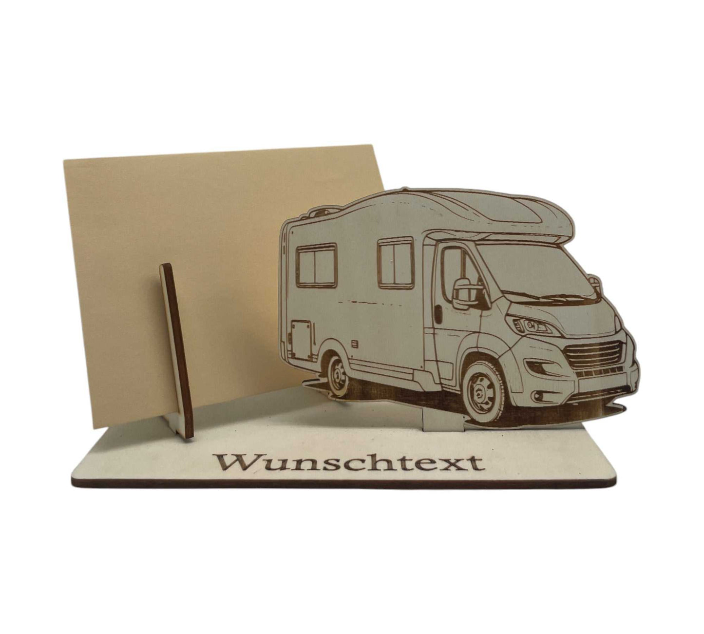 Personalisierte Verpackung mit Wohnmobil-Motiv