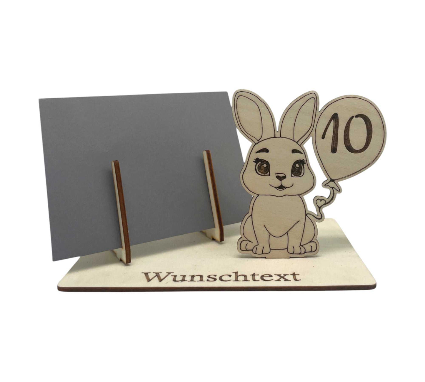 Geldgeschenk 10. Geburtstag – Hasenmotiv