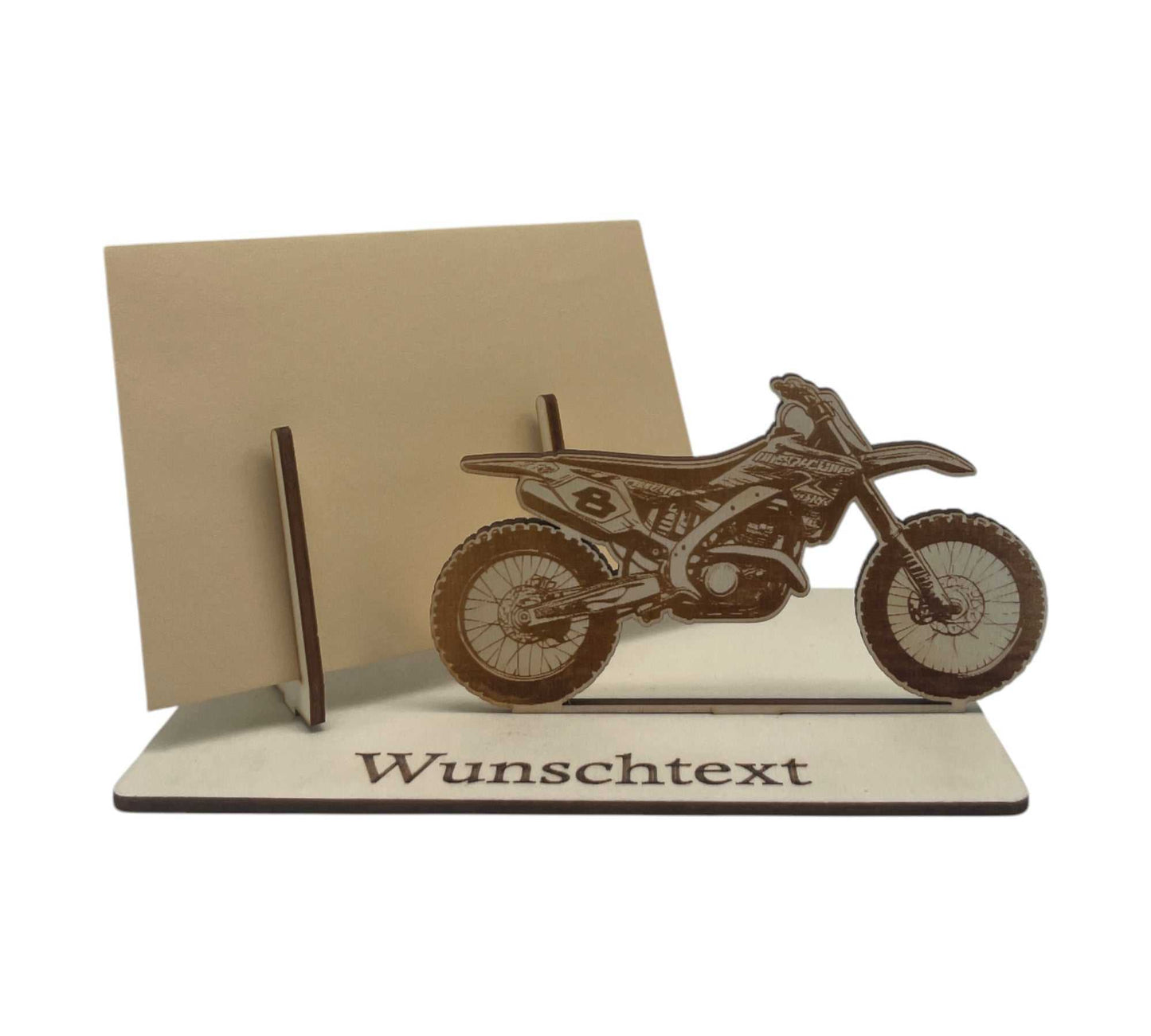 Gutscheinhalter mit Motocross-Motiv für Geburtstagsgeschenke