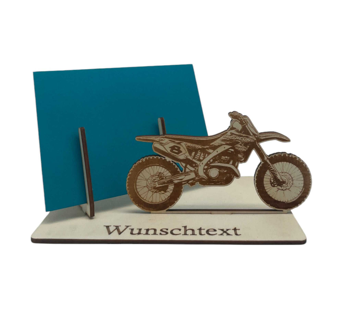 Gutscheinhalter mit Motocross-Motiv als Gutscheinverpackung