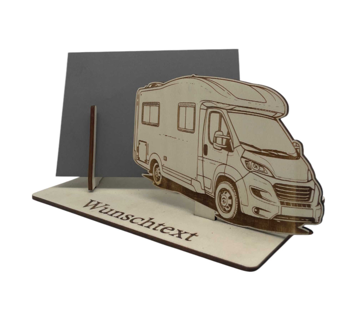Verpackung für Reisegutscheine mit Wohnmobil