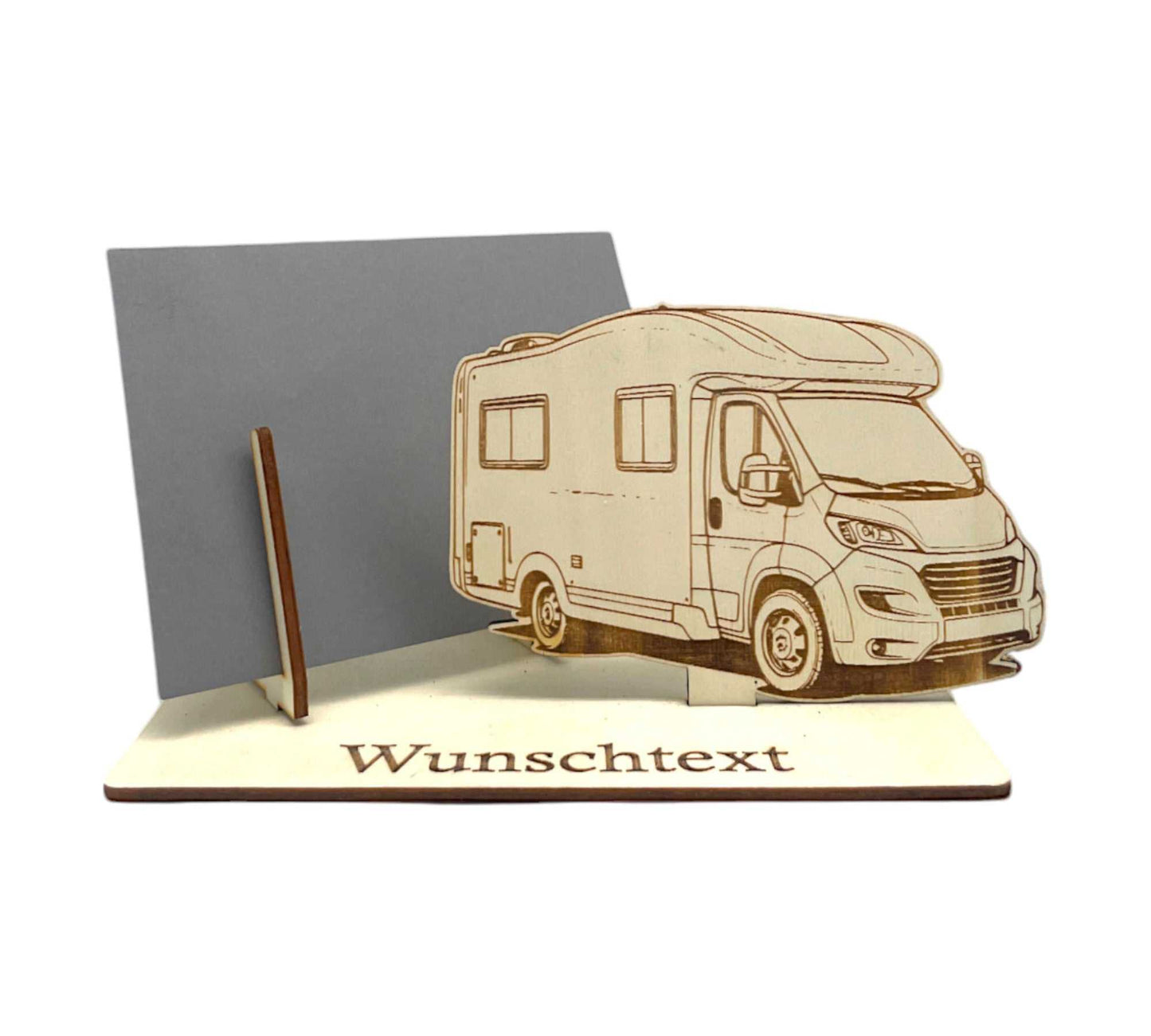 Holz-Gutscheinverpackung für Campingfreunde