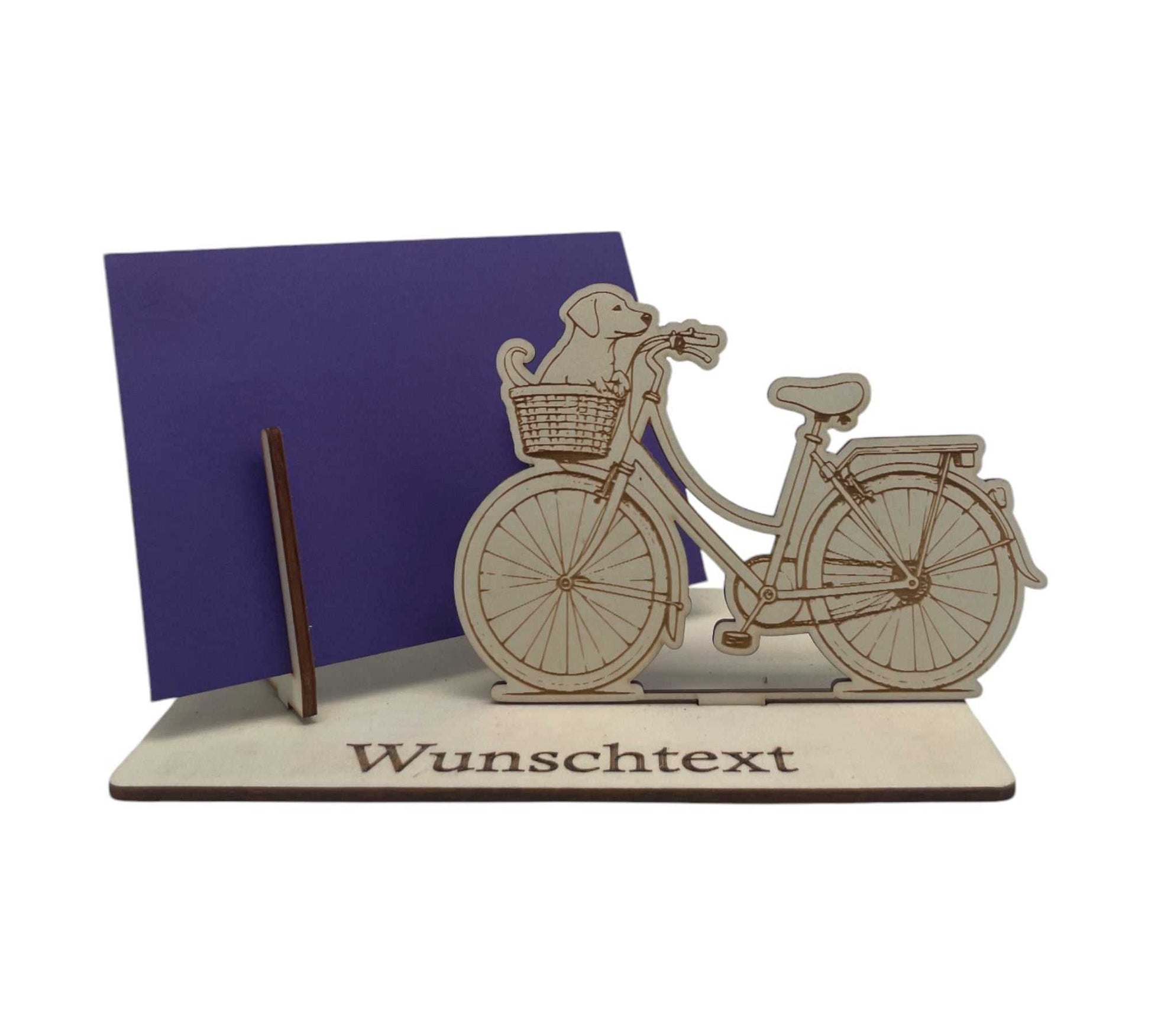 Fahrrad-Gutschein verpacken – personalisiertes Geschenk