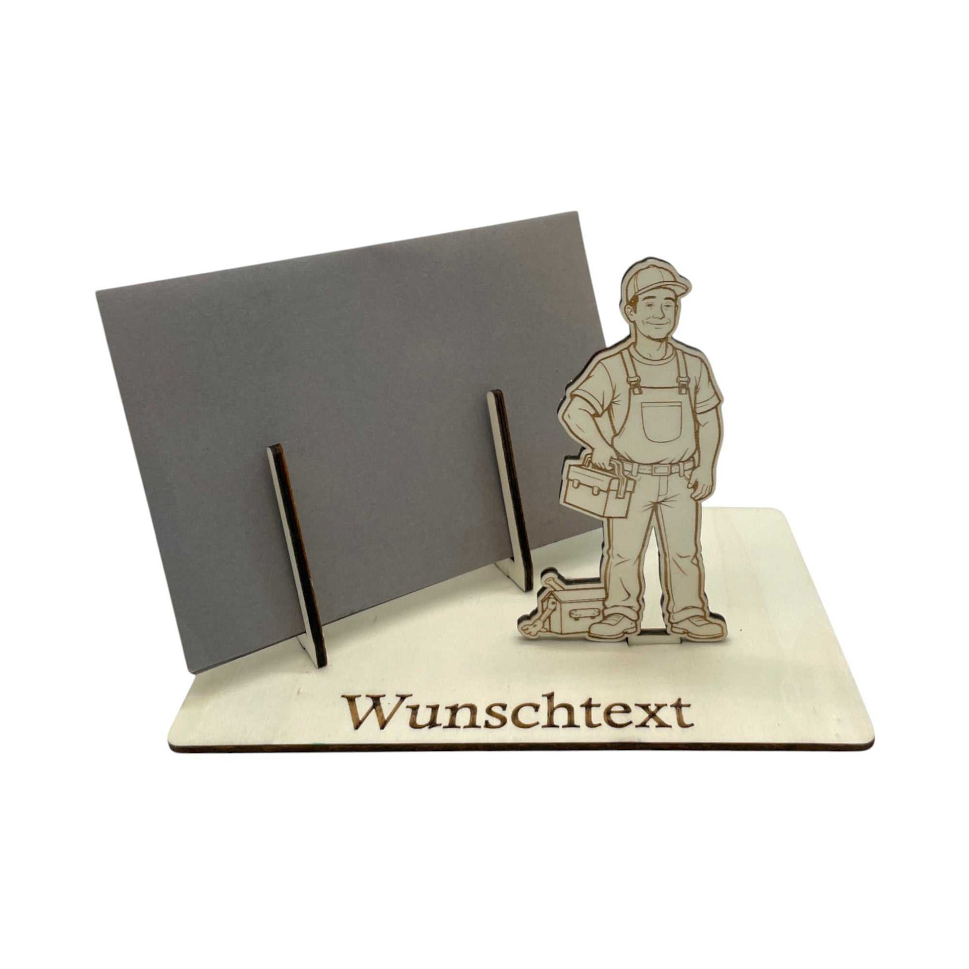 Geburtstagsgeschenk für Heimwerker mit Wunschtext