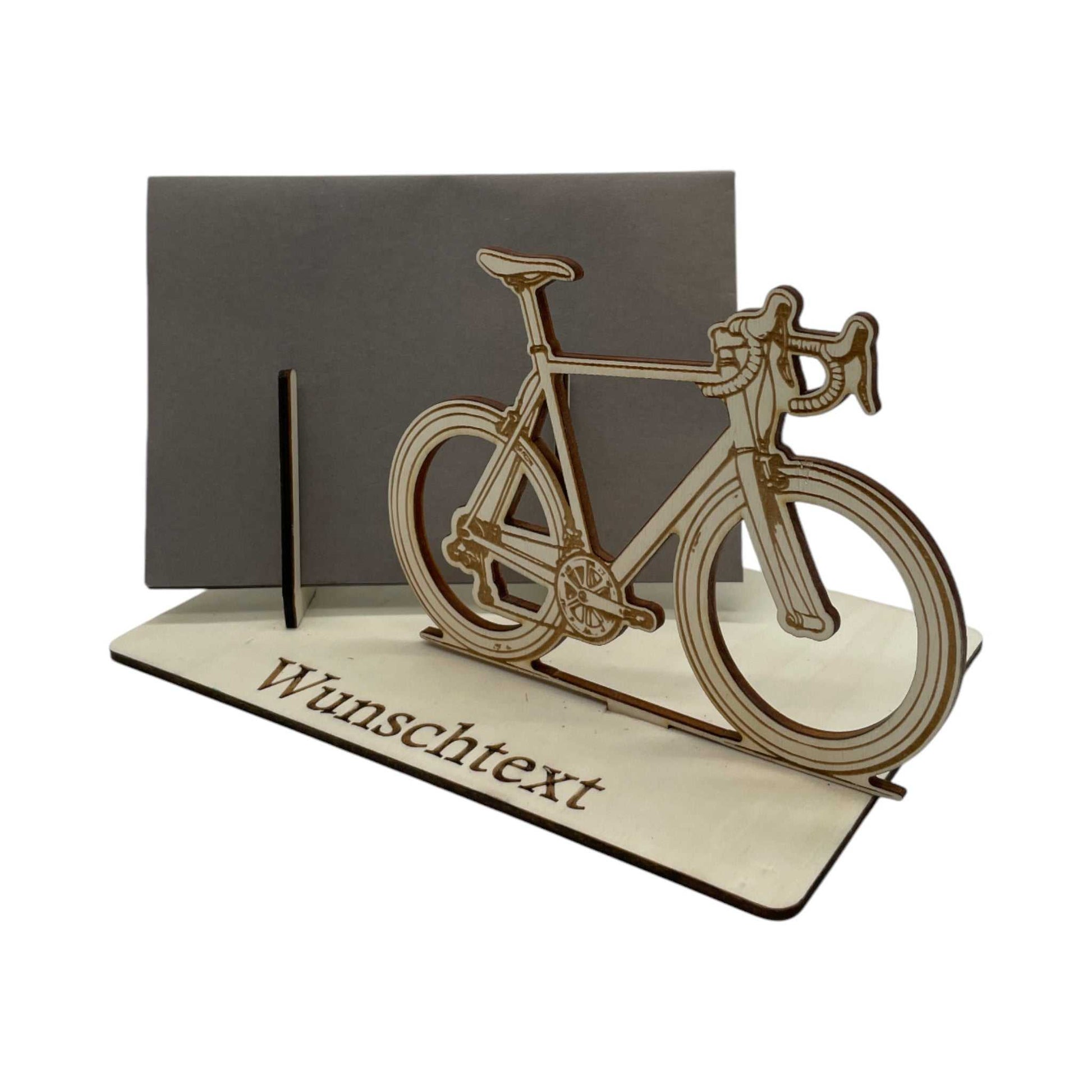 gutschein rennrad Gutschein verpacken mit Rennrad-Motiv – personalisierbar