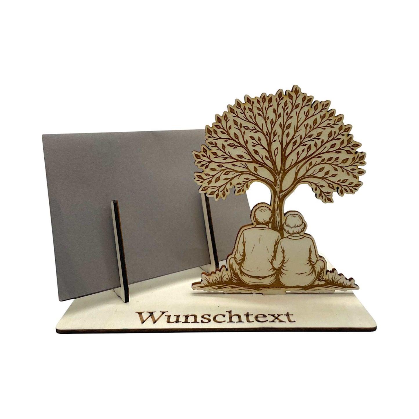 Geldgeschenk verpacken mit ruhigem Naturmotiv – Paar unter einem Baum