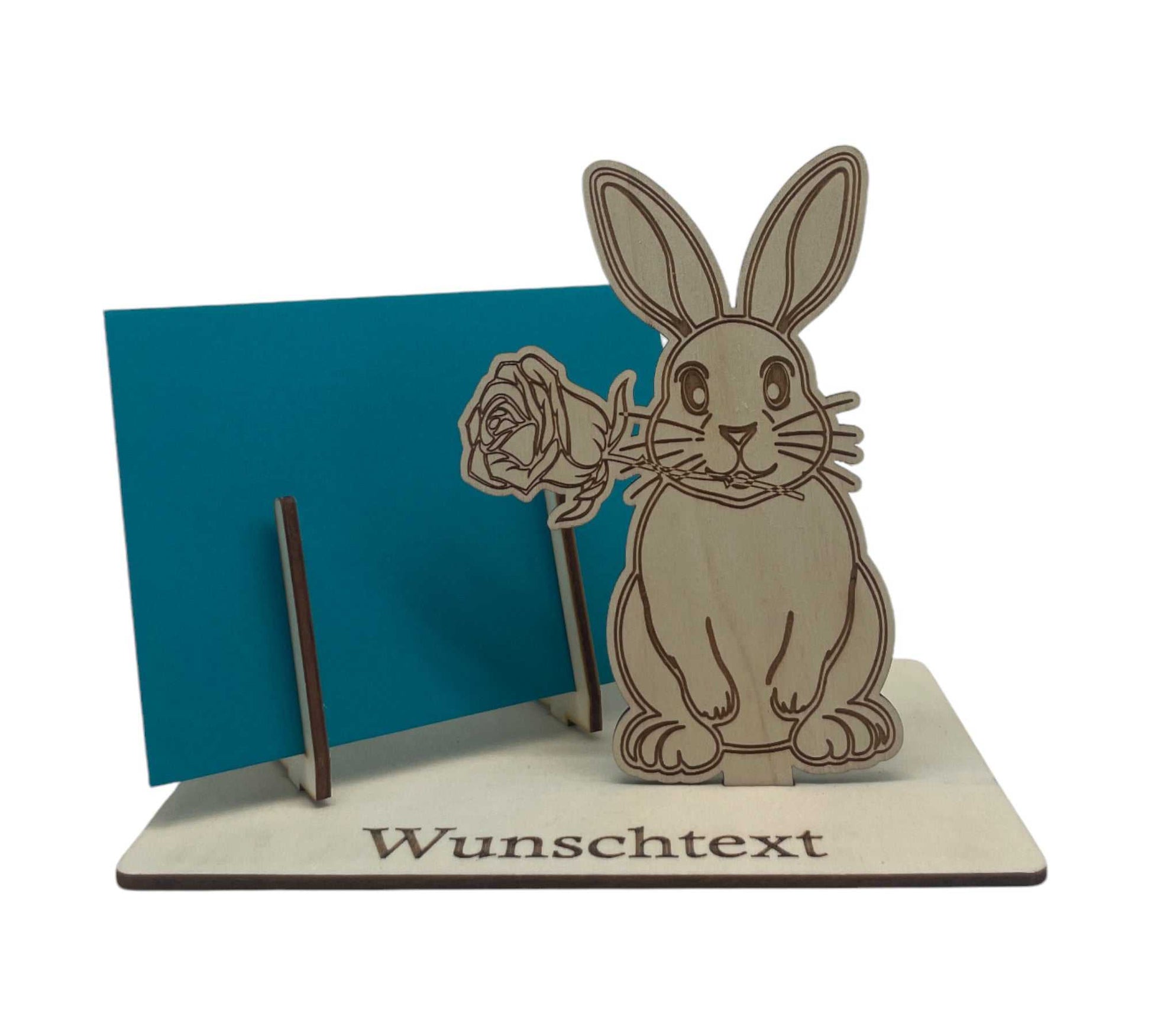 Kreative Geschenkidee Gutscheinverpackung mit Hase 