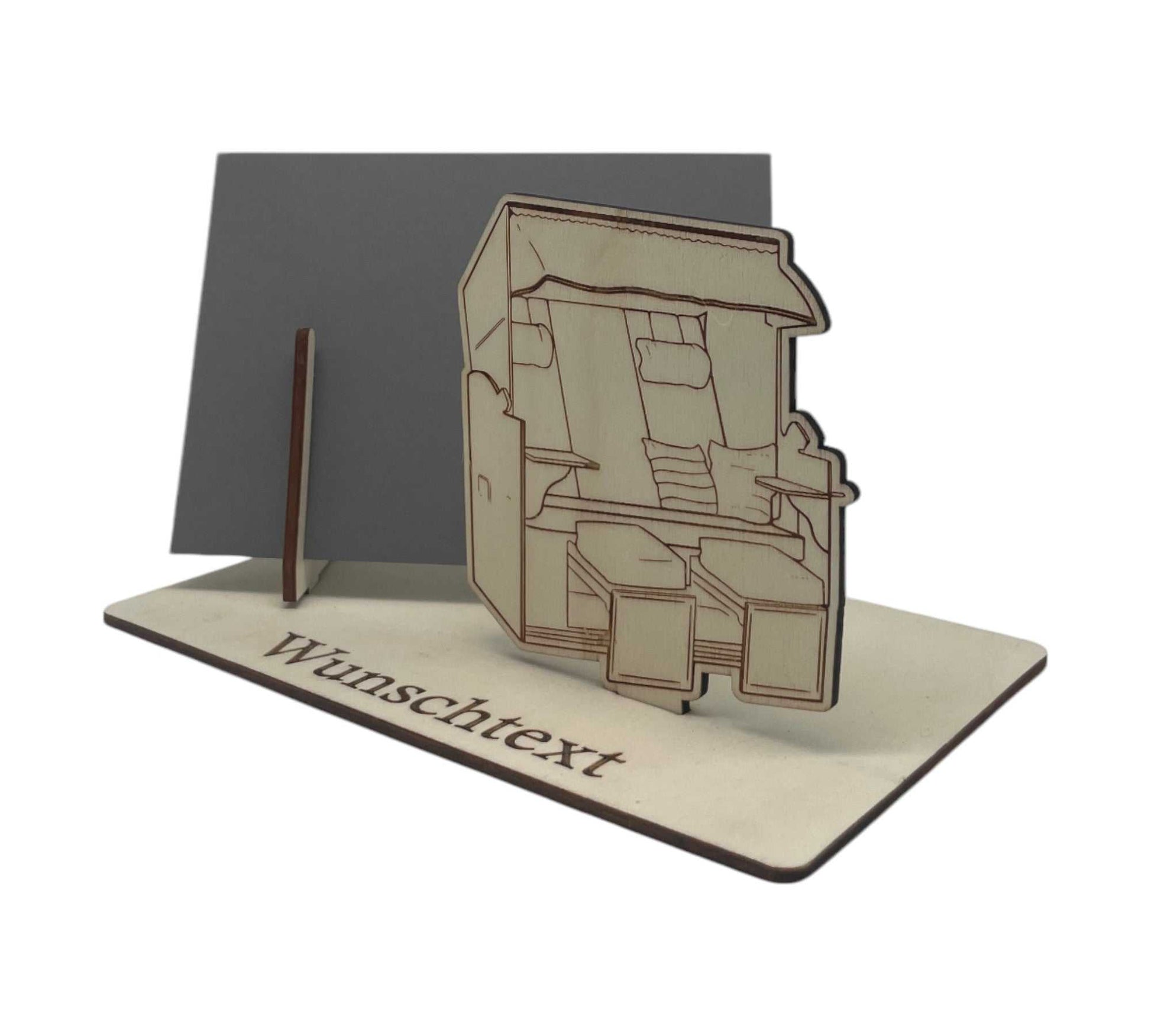 Gutscheinhalter mit Meermotiv und Wunschgravur