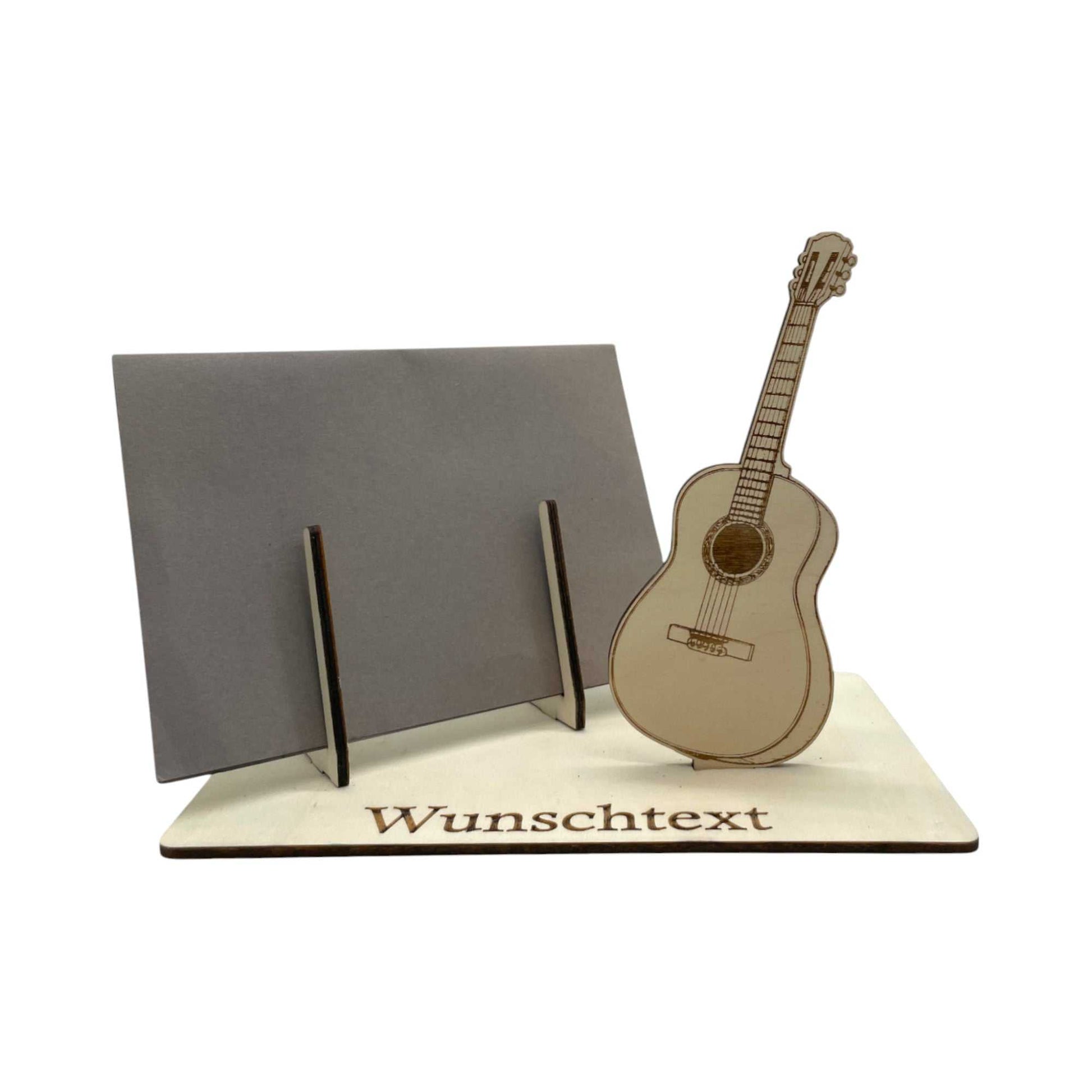 Geschenkverpackung für Musikliebhaber mit Gitarre