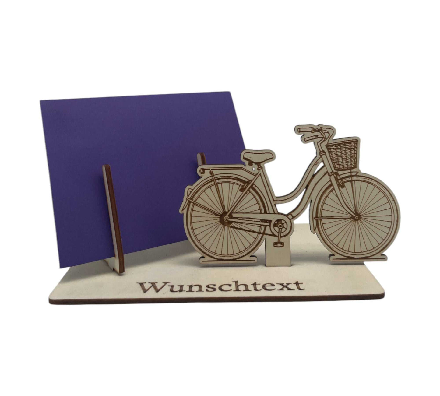 Personalisierbare Verpackung mit Fahrradmotiv