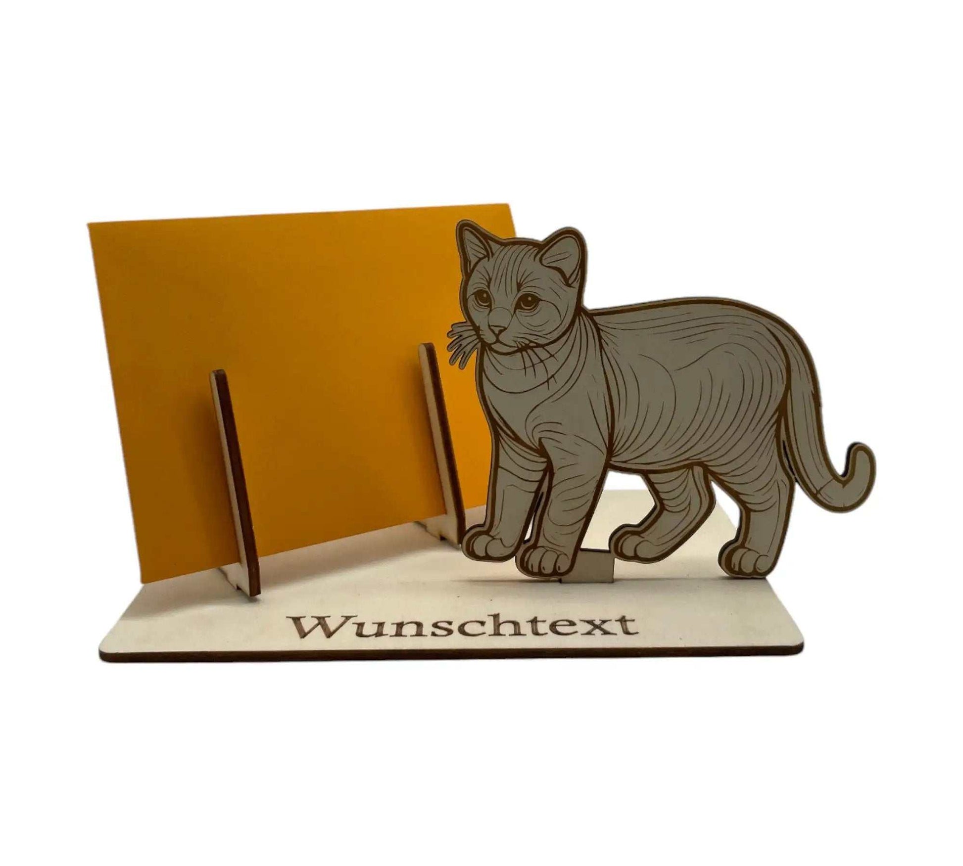 Gutschein verpacken für Tierfreunde mit Katzenmotiv